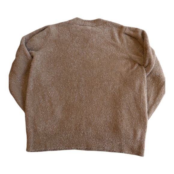 WHBM Metallic Tinsel Trim Sweater NWT - Picture 4 of 9